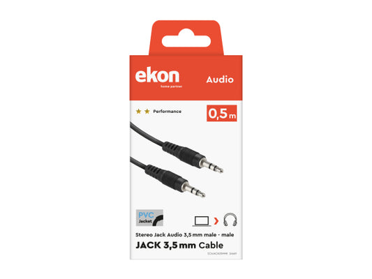EKON Audiokabel Klinke 3,5 mm Stecker - Stecker