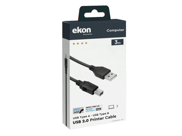 EKON USB Typ A - USB Typ B Kabel Kaufuniversum - EKON USB Typ A - USB Typ B Kabel