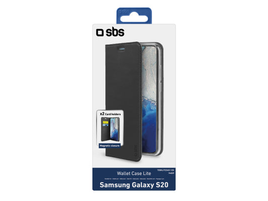 SBS Bookcase Wallet Lite-Hülle für Samsung Galaxy S20