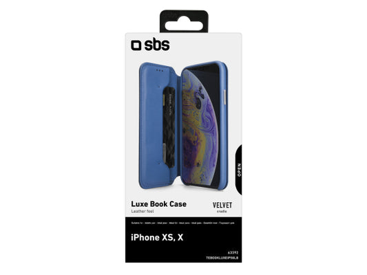 SBS Book Case Luxe für iPhone XS/X