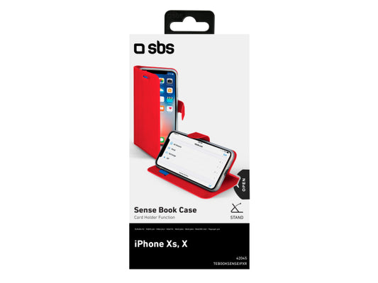 SBS Handyhülle Book Sense für iPhone XS/X
