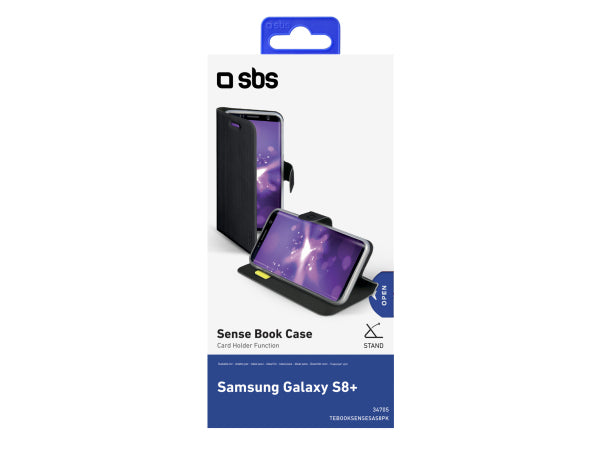 SBS Klapphülle im Hochformat Sense für Samsung Galaxy S8+ Kaufuniversum - SBS Klapphülle im Hochformat Sense für Samsung Galaxy S8+