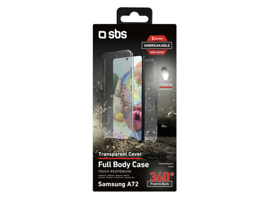 SBS Cover Full Body 360° für Samsung Galaxy A72 – Unbreakable Collection