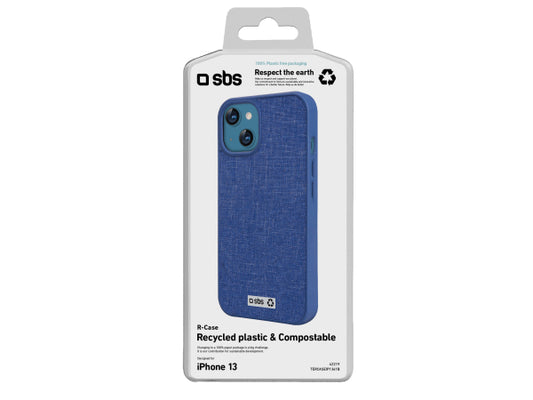 SBS Farbiges Cover aus recyceltem Kunststoff R-PET für iPhone 14/13