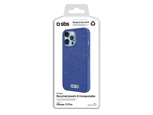 SBS Farbiges Cover aus recyceltem Kunststoff R-PET für iPhone 13 Pro