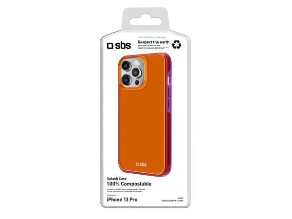 SBS Kompostierbares Cover mit transparenter farbiger Oberfläche für das iPhone 13 Pro Kaufuniversum - SBS Kompostierbares Cover mit transparenter farbiger Oberfläche für das iPhone 13 Pro