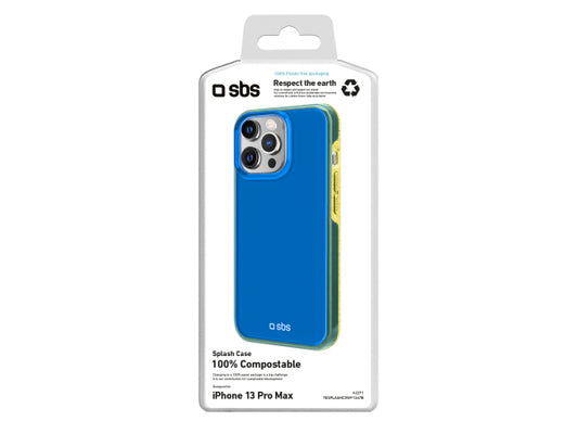 SBS Kompostierbares Cover mit transparenter farbiger Oberfläche für das iPhone 13 Pro Max