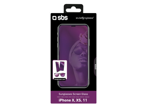 SBS Bildschirmschutzfilm Sunglasses für iPhone 11 Pro/XS/X Kaufuniversum - SBS Bildschirmschutzfilm Sunglasses für iPhone 11 Pro/XS/X