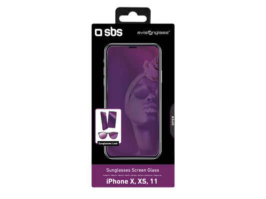 SBS Bildschirmschutzfilm Sunglasses für iPhone 11 Pro/XS/X