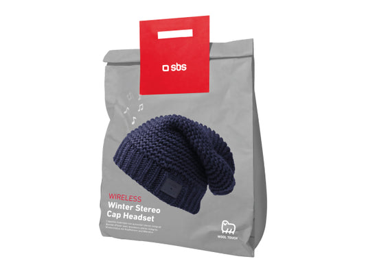 SBS Hip Hop-Wintermütze mit kabellosen Ohrhörern