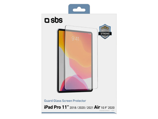 SBS Glas-Displayschutz für iPad Pro 11” 2018/2020/2021/Air 10.9" 2020/Air 2022