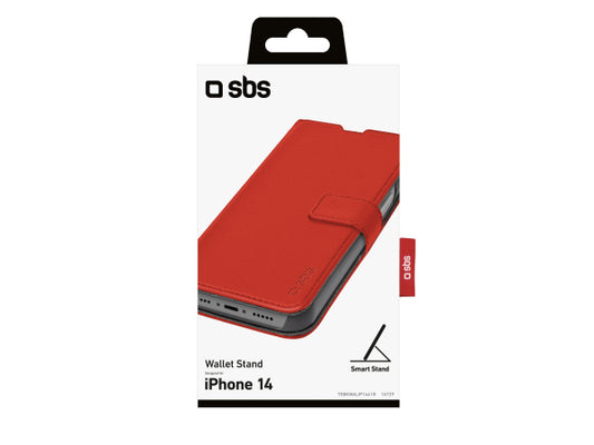 SBS Book Case Wallet für iPhone 14/13 mit Standfunktion