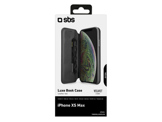 SBS Book Case Luxe für iPhone XS Max