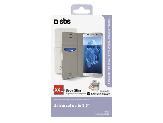 SBS Hülle Bookslim Universal für Smartphones bis zu 5,5''