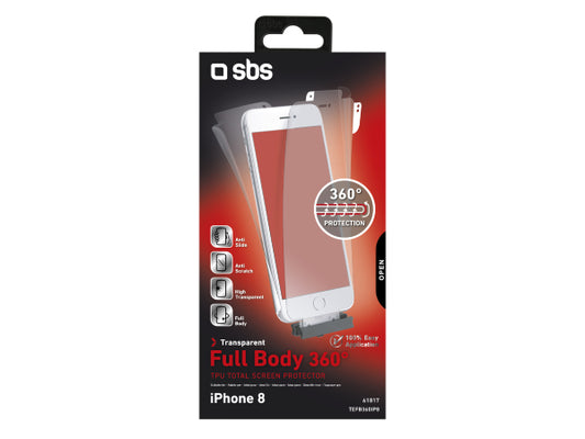 SBS Schutzfolie Full Body 360° für iPhone 8