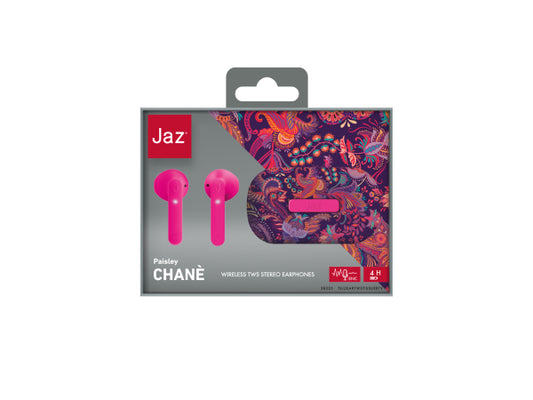 JAZ Chané - TWS-Ohrhörer mit ENC-Technologie und Stoff-Ladeetui
