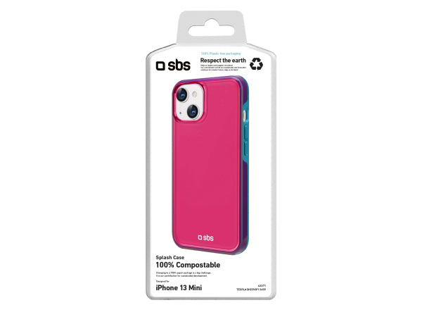 SBS Kompostierbares Cover mit transparenter farbiger Oberfläche für das iPhone 13 Mini Kaufuniversum - SBS Kompostierbares Cover mit transparenter farbiger Oberfläche für das iPhone 13 Mini