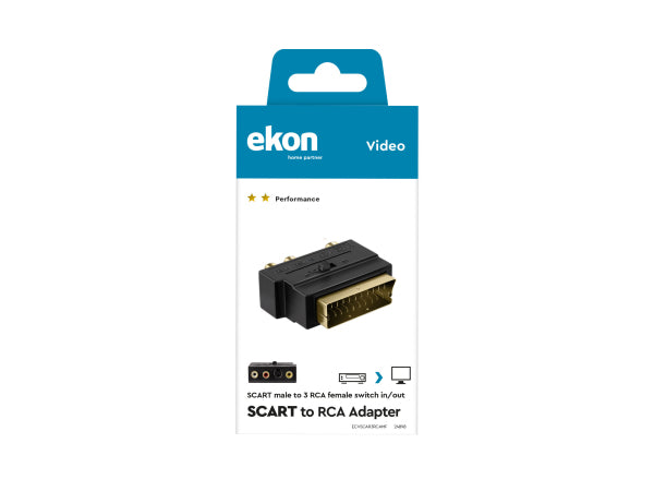 EKON SCART / 3RCA Adapter Kaufuniversum - EKON SCART / 3RCA Adapter