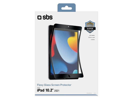 SBS Full Screen Protector Flexible Glass für iPad 10.2" 2021
