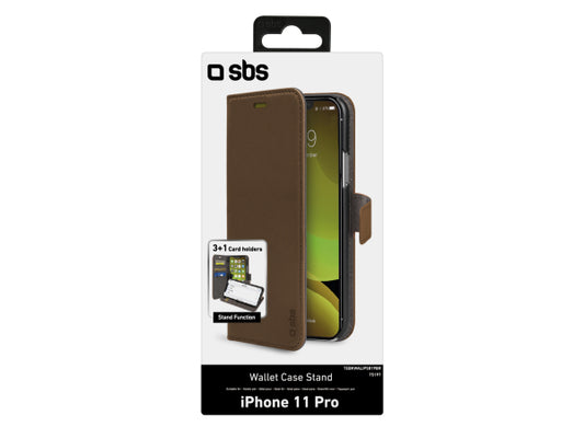 SBS Book Case Wallet für iPhone 11 Pro mit Standfunktion