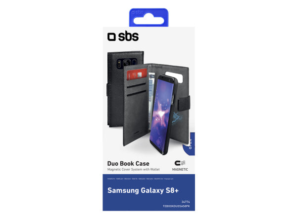 SBS Duo Book Cover für Samsung Galaxy S8+ Kaufuniversum - SBS Duo Book Cover für Samsung Galaxy S8+