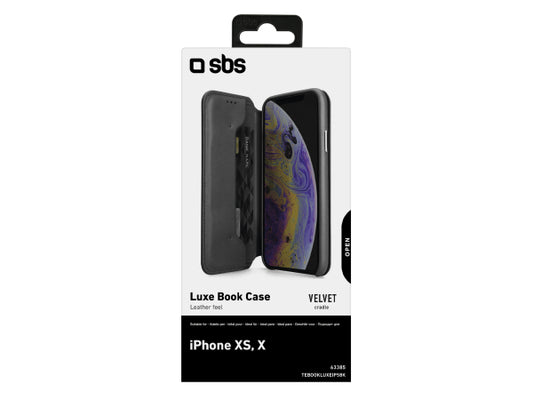 SBS Book Case Luxe für iPhone XS/X