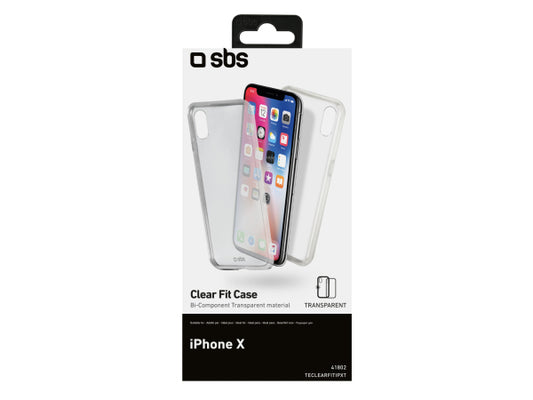 SBS Cover Clear Fit für iPhone XS/X