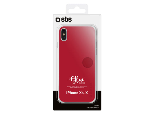 SBS Schutzcover Glue für iPhone XS/X