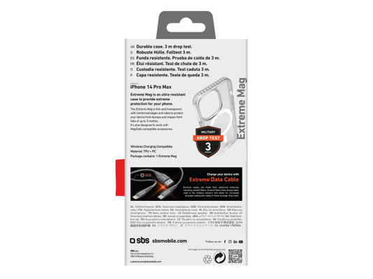 SBS Extreme Mag – transparente Hülle, sturzsicher bis zu 3 Meter