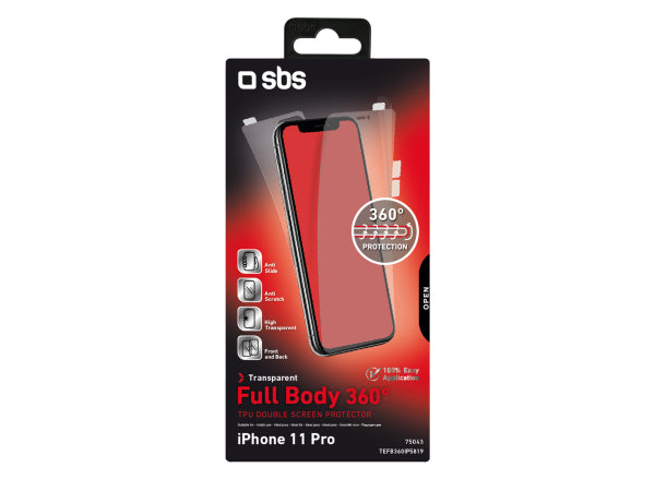 SBS Full Body 360° Schutzfolie für iPhone 11 Pro Kaufuniversum - SBS Full Body 360° Schutzfolie für iPhone 11 Pro