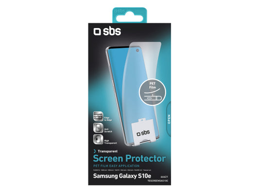SBS Schutzfilm mit Applikator für Samsung Galaxy S10e