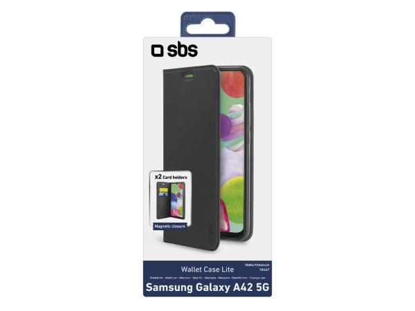 SBS Bookcase Wallet Lite-Hülle für Samsung Galaxy A42 Kaufuniversum - SBS Bookcase Wallet Lite-Hülle für Samsung Galaxy A42