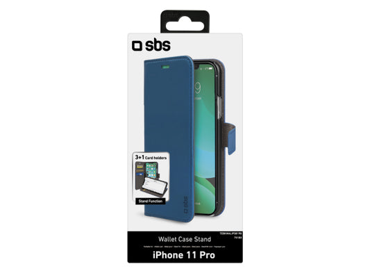 SBS Book Case Wallet für iPhone 11 Pro mit Standfunktion
