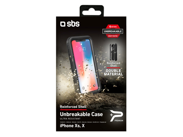 SBS Cover Unbreakable mit Gürtelclip für iPhone XS/X Kaufuniversum - SBS Cover Unbreakable mit Gürtelclip für iPhone XS/X