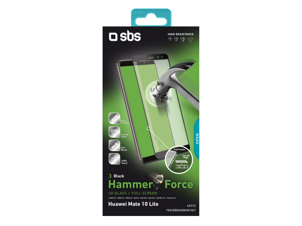 SBS Glas Displayschutz 4D Full Glass für Huawei Mate 10 Lite Kaufuniversum - SBS Glas Displayschutz 4D Full Glass für Huawei Mate 10 Lite