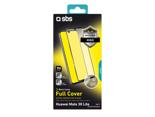SBS Glas Displayschutz Full Cover für Huawei Mate 30 Lite