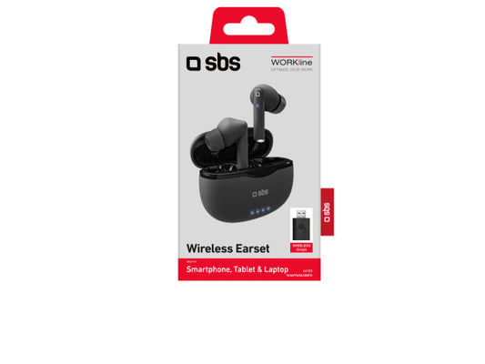 SBS TWS-Ohrhörer mit kabellosem USB-Empfänger