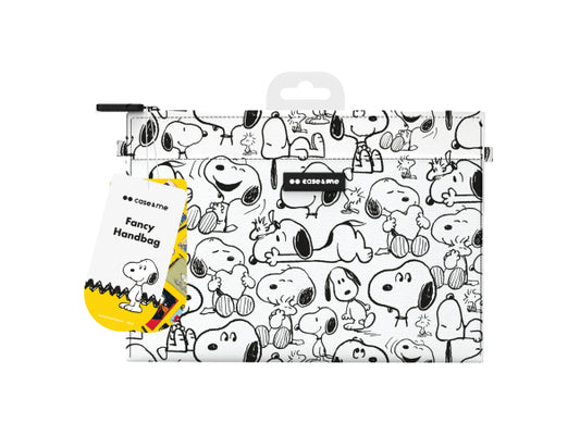 CASEME Handtasche mit Trageriemen und Reißverschluss