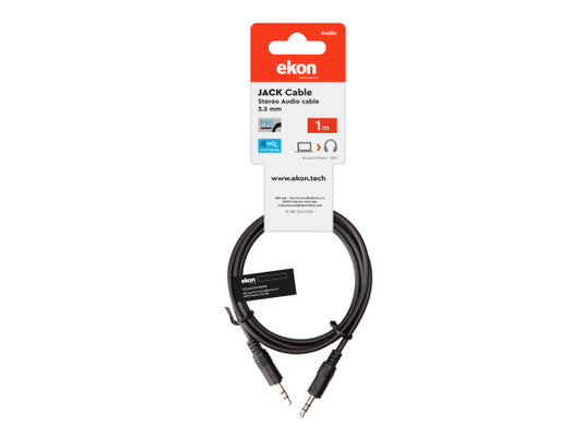 EKON Audiokabel Klinke 3,5 mm Stecker - Stecker