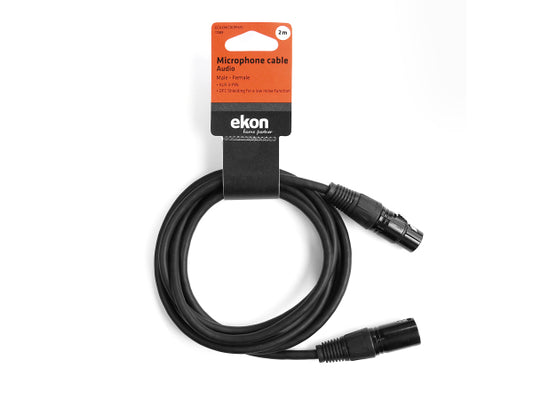 EKON Mikrofonkabel XLR 3 PIN Stecker - Buchse