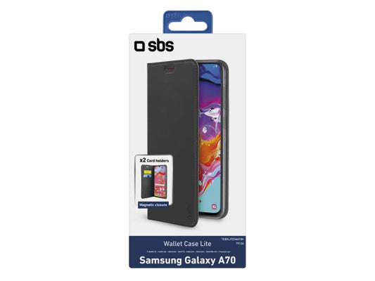 SBS Bookcase Wallet Lite-Hülle für Samsung Galaxy A70