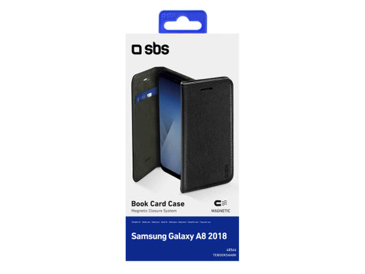 SBS Handyhülle im Buch-Style für Samsung Galaxy A8 2018