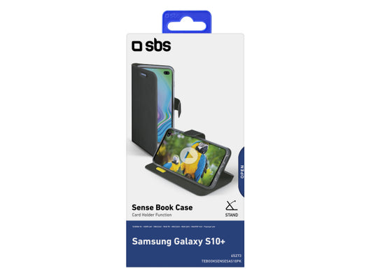 SBS Klapphülle im Hochformat Sense für Samsung Galaxy S10+
