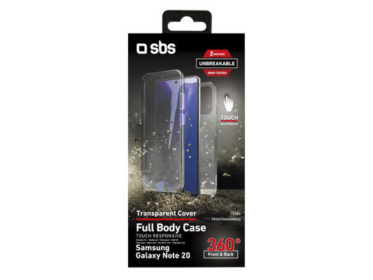 SBS Cover Full Body 360° für Samsung Galaxy Note 20 – Unbreakable Collection
