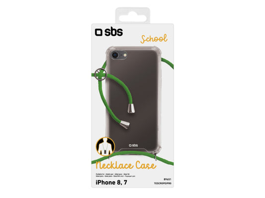 SBS Cover „School“ mit Umhängeband für iPhone 8/7