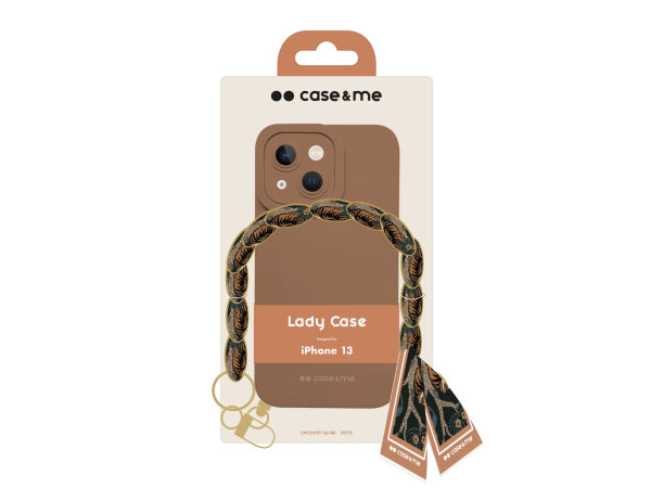 CASEME Hülle für das iPhone 13 mit Handgelenkkette und Foulard Kaufuniversum - CASEME Hülle für das iPhone 13 mit Handgelenkkette und Foulard