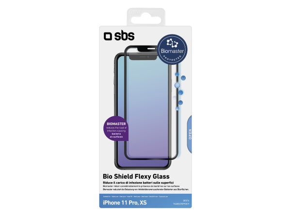 SBS Antimikrobielle Nanofaserfolie Bio Shield für iPhone 11 Pro/XS/X Kaufuniversum - SBS Antimikrobielle Nanofaserfolie Bio Shield für iPhone 11 Pro/XS/X