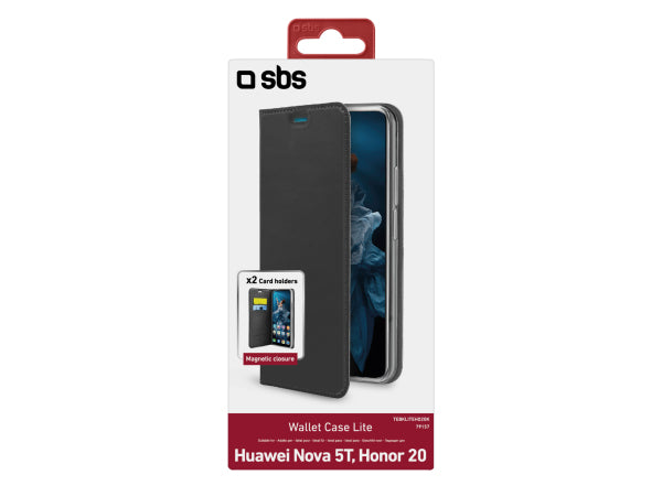 SBS Bookcase Wallet Lite-Hülle für Honor 20/Huawei Nova 5T Kaufuniversum - SBS Bookcase Wallet Lite-Hülle für Honor 20/Huawei Nova 5T
