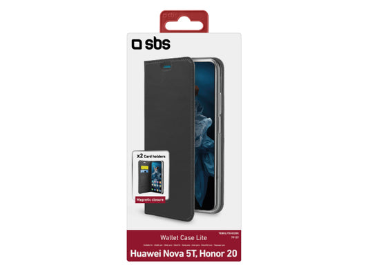 SBS Bookcase Wallet Lite-Hülle für Honor 20/Huawei Nova 5T