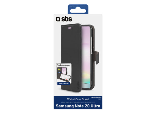 SBS Book Case Wallet für Samsung Galaxy Note 20 Ultra mit Standfunktion